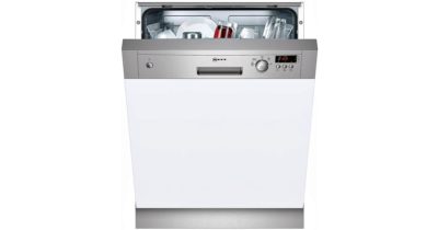 Neff S41E50N1GB Semi Integrated 12 Place Full-Size Dishwasher with Stainless Steel Fascia